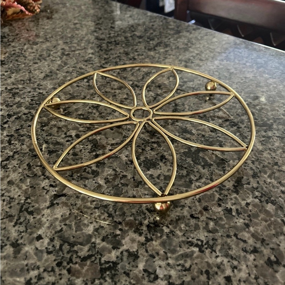 Gold Metal Trivet